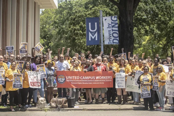UCW On the picket line
